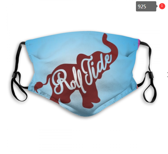 NCAA Alabama Crimson Tide #13 Dust mask with filter